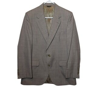 Lansirs On Lincoln Mens Sport Coat Blazer Beige Brown Business Casual Jacket USA